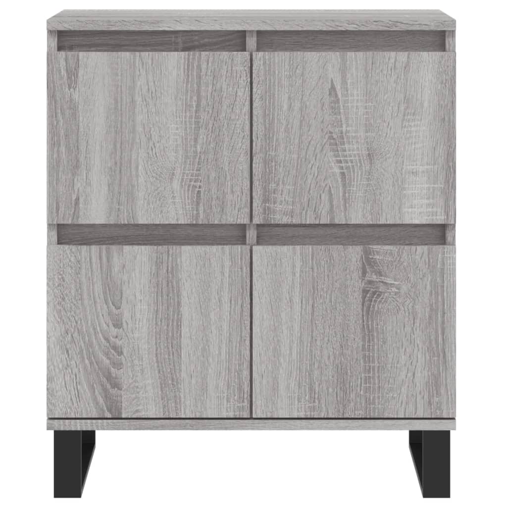 Sideboards 2 pcs Grey Sonoma Engineered Wood