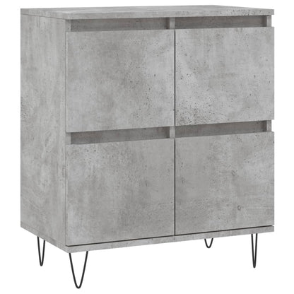 Sideboards 3 pcs Concrete Grey Engineered Wood