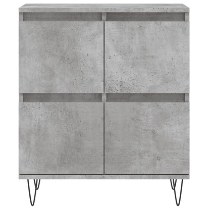 Sideboards 3 pcs Concrete Grey Engineered Wood