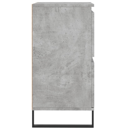 Sideboards 3 pcs Concrete Grey Engineered Wood