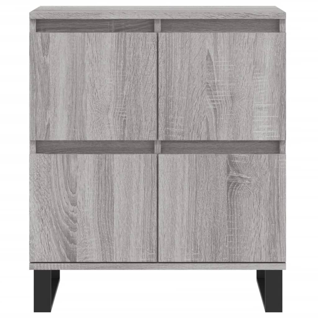 Sideboards 3 pcs Grey Sonoma Engineered Wood