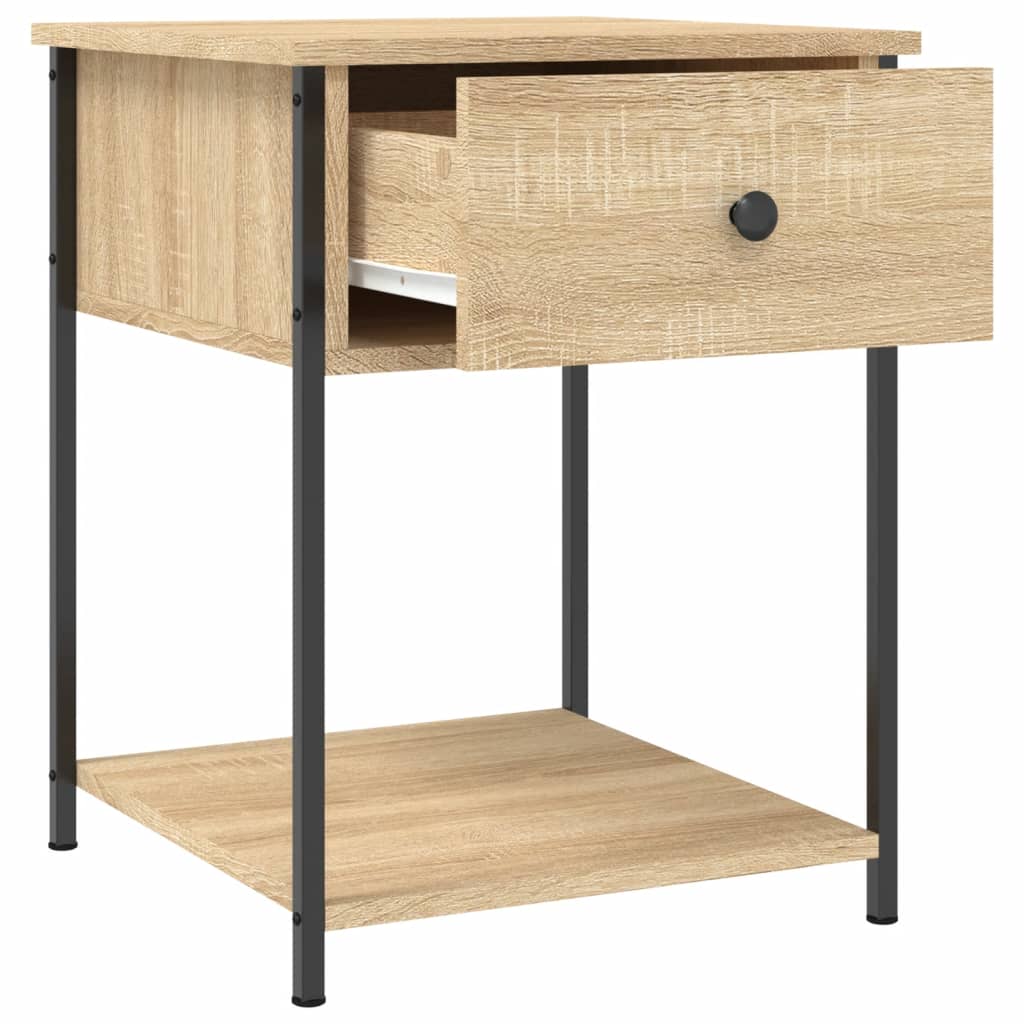 Bedside Tables 2 pcs Sonoma Oak 44x45x58 cm Engineered Wood