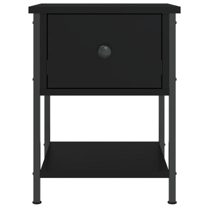 Bedside Table Black 34x35.5x45 cm Engineered Wood