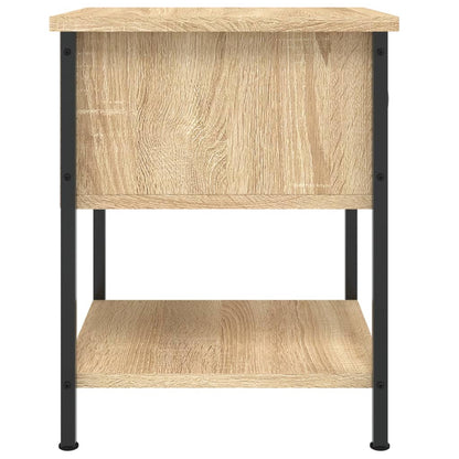 Bedside Table Sonoma Oak 34x35.5x45 cm Engineered Wood