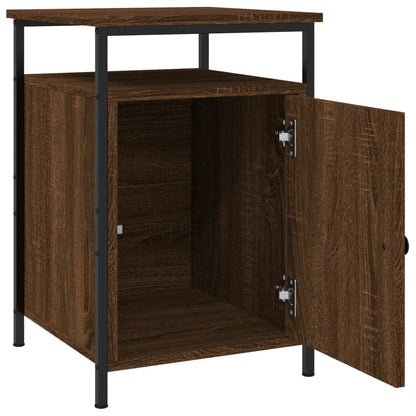 Bedside Cabinets 2 pcs Brown Oak 40x42x60 cm Engineered Wood