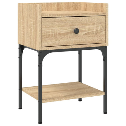 Bedside Table Sonoma Oak 40.5x31x60 cm Engineered Wood