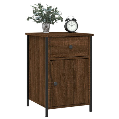 Bedside Cabinets 2 pcs Brown Oak 40x42x60 cm Engineered Wood