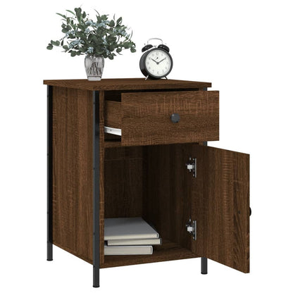 Bedside Cabinets 2 pcs Brown Oak 40x42x60 cm Engineered Wood