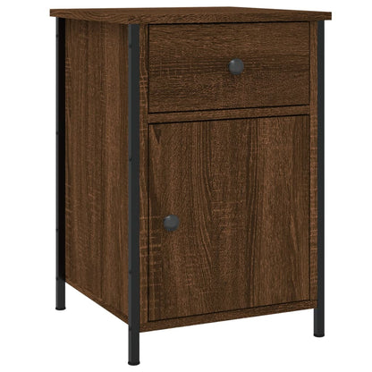 Bedside Cabinets 2 pcs Brown Oak 40x42x60 cm Engineered Wood