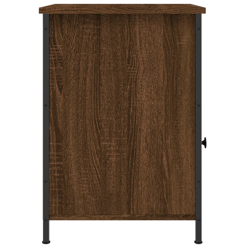 Bedside Cabinets 2 pcs Brown Oak 40x42x60 cm Engineered Wood