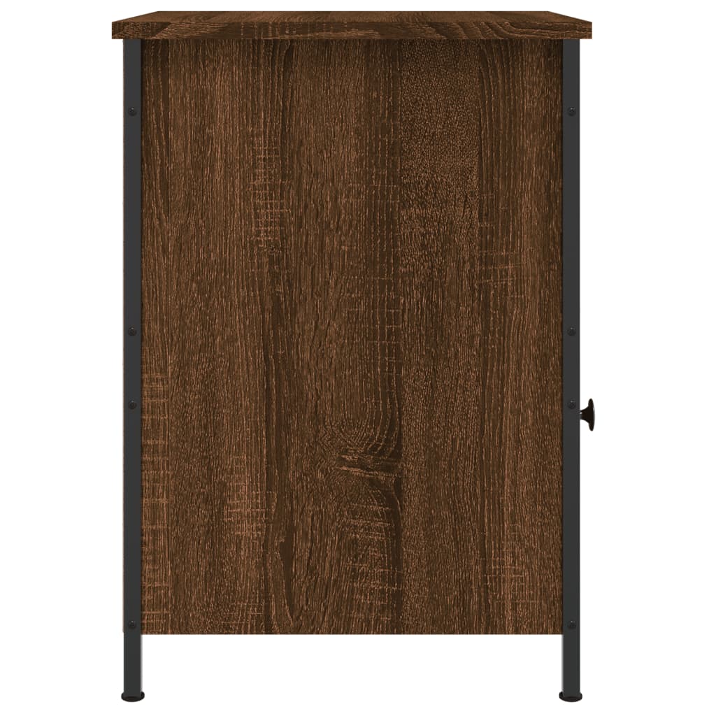 Bedside Cabinets 2 pcs Brown Oak 40x42x60 cm Engineered Wood