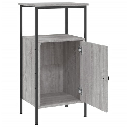 Bedside Cabinet Grey Sonoma 41x31x80 cm Engineered Wood