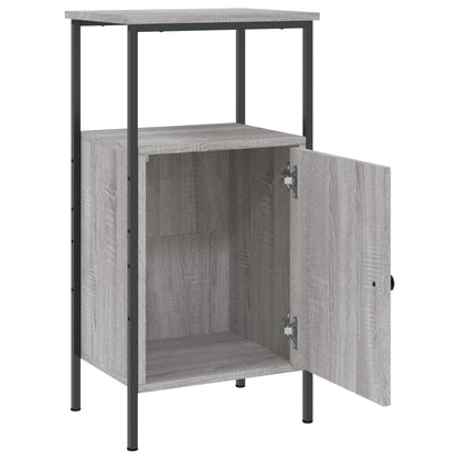 Bedside Cabinets 2 pcs Grey Sonoma 41x31x80 cm Engineered Wood