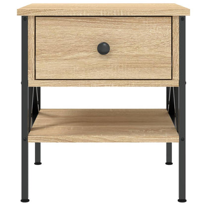 Bedside Table Sonoma Oak 40x42x45 cm Engineered Wood