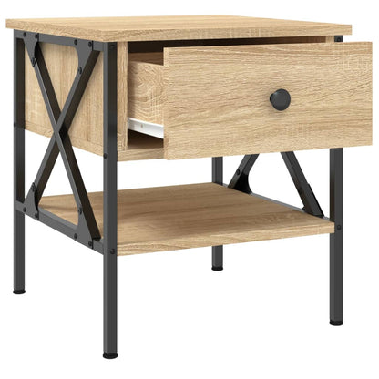 Bedside Table Sonoma Oak 40x42x45 cm Engineered Wood