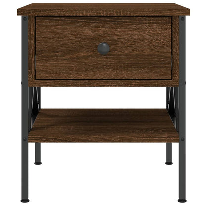 Bedside Tables 2 pcs Brown Oak 40x42x45 cm Engineered Wood