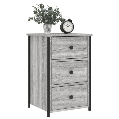 Bedside Cabinets 2 pcs Grey Sonoma 40x36x60 cm Engineered Wood