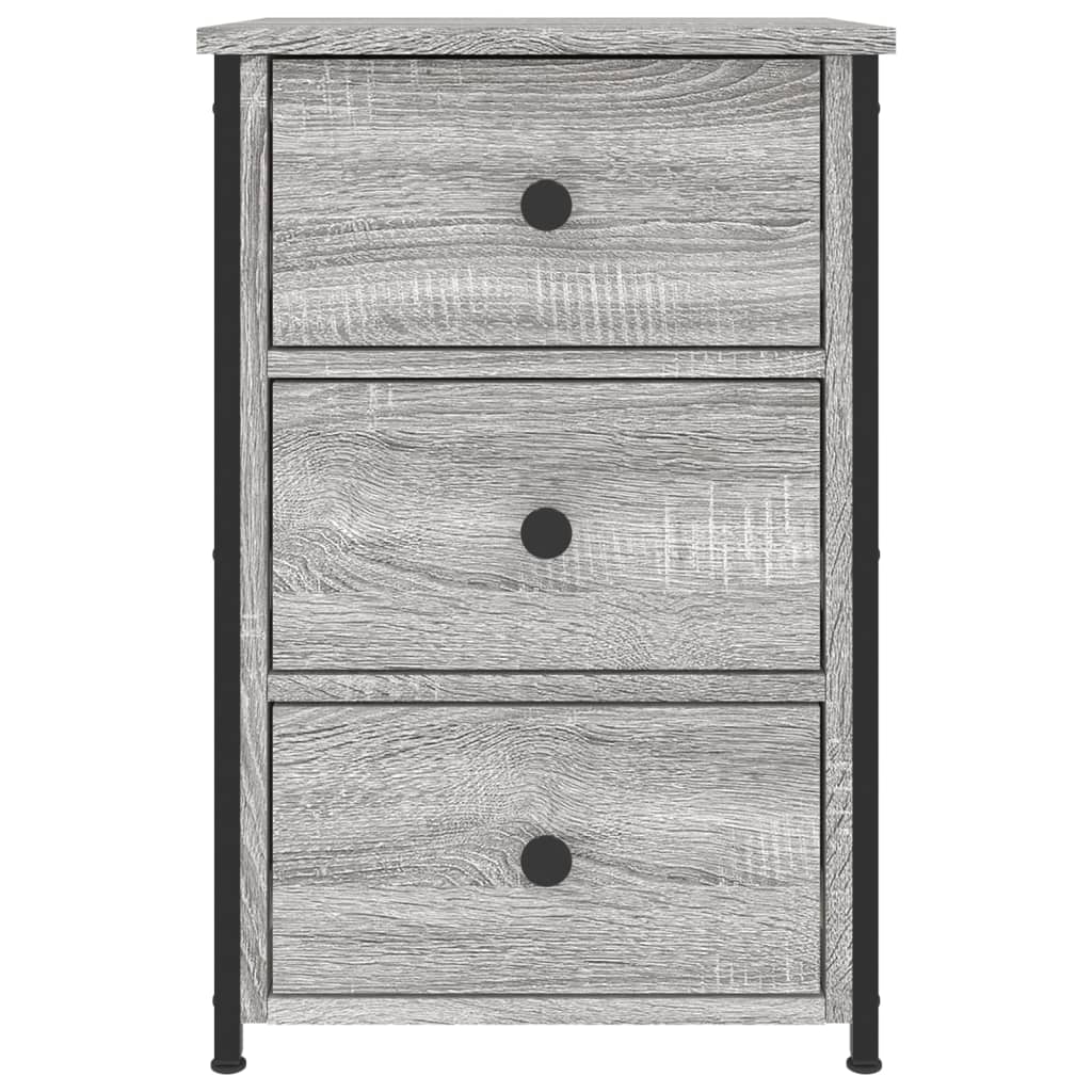 Bedside Cabinets 2 pcs Grey Sonoma 40x36x60 cm Engineered Wood