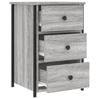 Bedside Cabinets 2 pcs Grey Sonoma 40x36x60 cm Engineered Wood