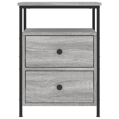 Bedside Cabinet Grey Sonoma 44x45x60 cm Engineered Wood