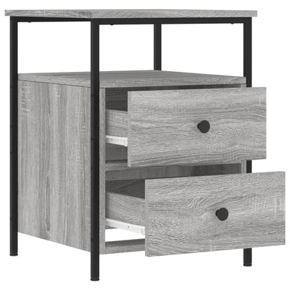 Bedside Cabinet Grey Sonoma 44x45x60 cm Engineered Wood