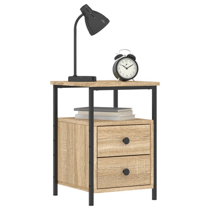 Bedside Cabinet Sonoma Oak 34x35.5x50 cm Engineered Wood