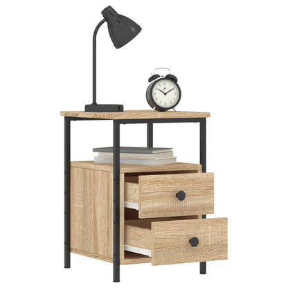 Bedside Cabinet Sonoma Oak 34x35.5x50 cm Engineered Wood