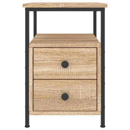 Bedside Cabinet Sonoma Oak 34x35.5x50 cm Engineered Wood