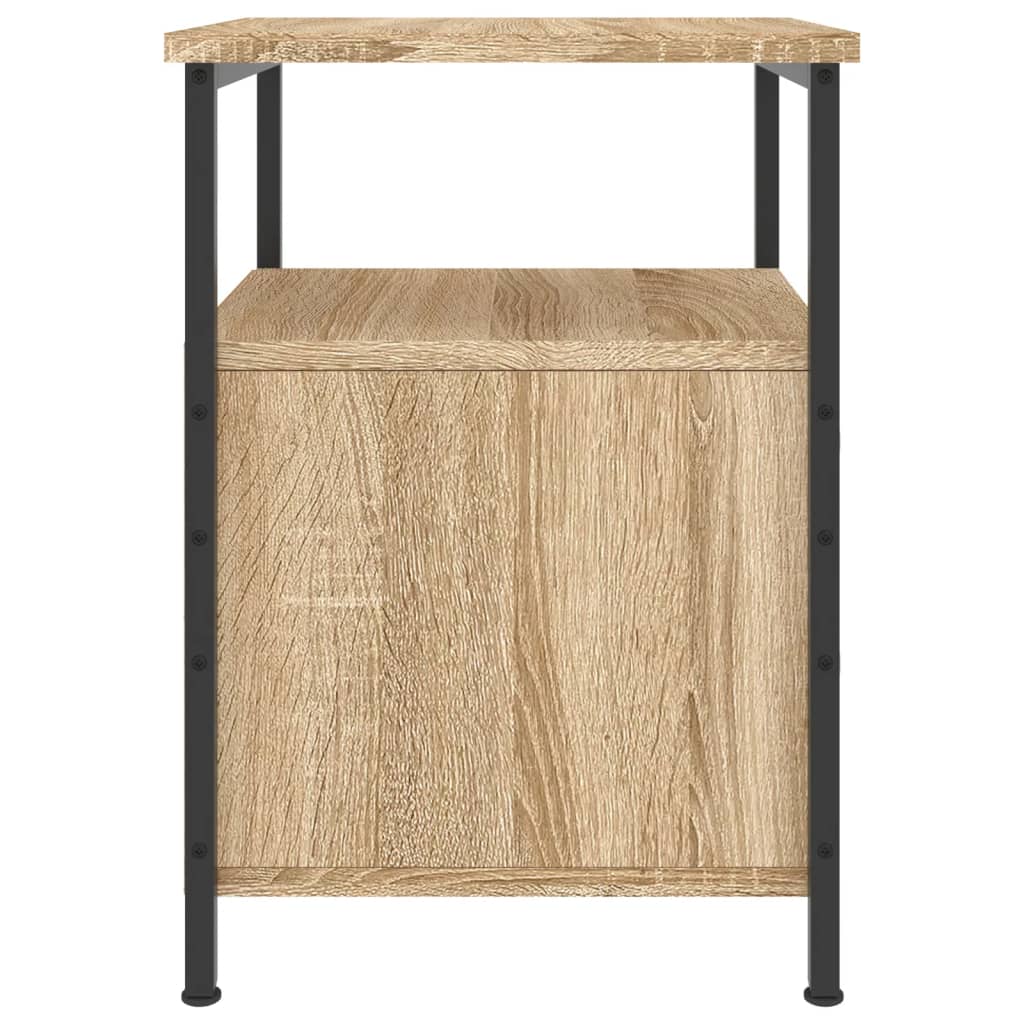 Bedside Cabinet Sonoma Oak 34x35.5x50 cm Engineered Wood