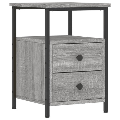 Bedside Cabinet Grey Sonoma 34x35.5x50 cm Engineered Wood