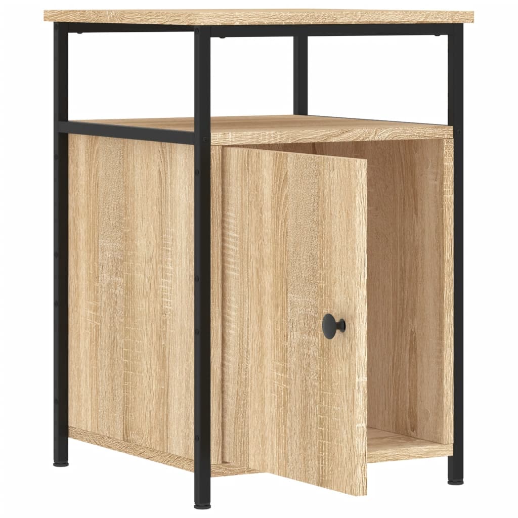 Bedside Cabinet Sonoma Oak 40x42x60 cm Engineered Wood