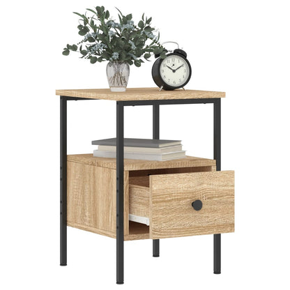 Bedside Cabinet Sonoma Oak 34x36x50 cm Engineered Wood