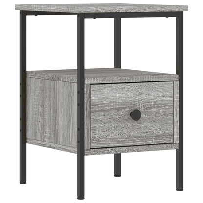 Bedside Cabinet Grey Sonoma 34x36x50 cm Engineered Wood