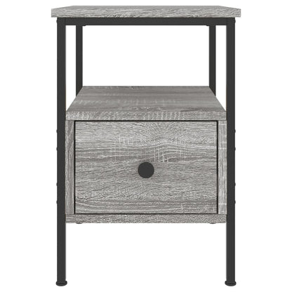 Bedside Cabinet Grey Sonoma 34x36x50 cm Engineered Wood