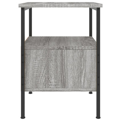 Bedside Cabinet Grey Sonoma 34x36x50 cm Engineered Wood