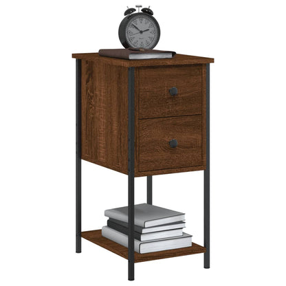 Bedside Cabinets 2 pcs Brown Oak 32x42x70 cm Engineered Wood