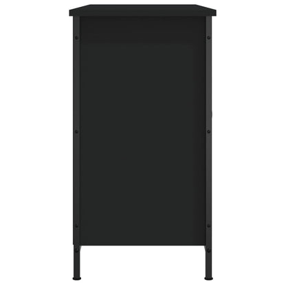 TV Cabinet Black 100x35x65 cm Engineered Wood