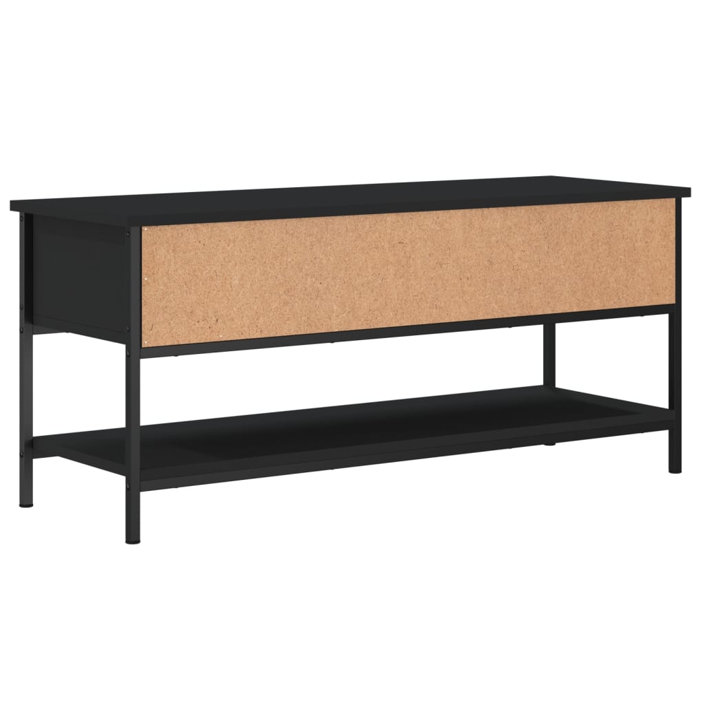 TV Cabinet Black 100x35x45 cm Engineered Wood