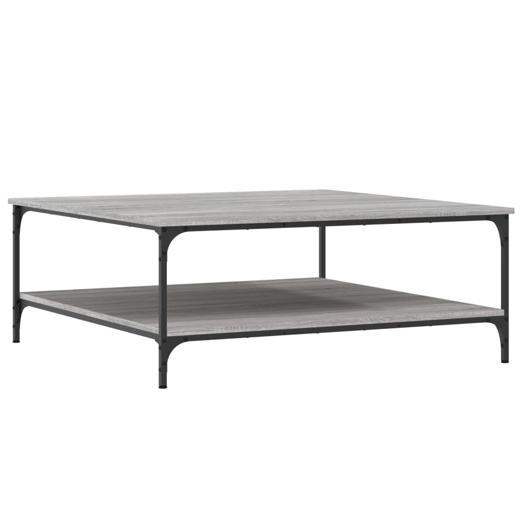 Coffee Table Grey Sonoma 100x100x40 cm Engineered Wood