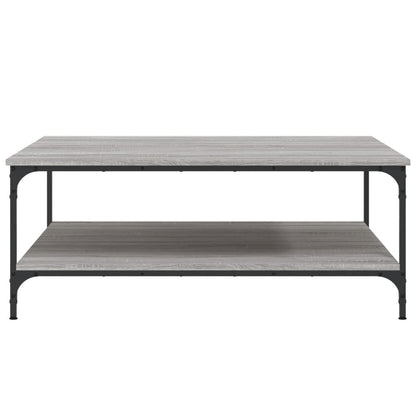 Coffee Table Grey Sonoma 100x100x40 cm Engineered Wood