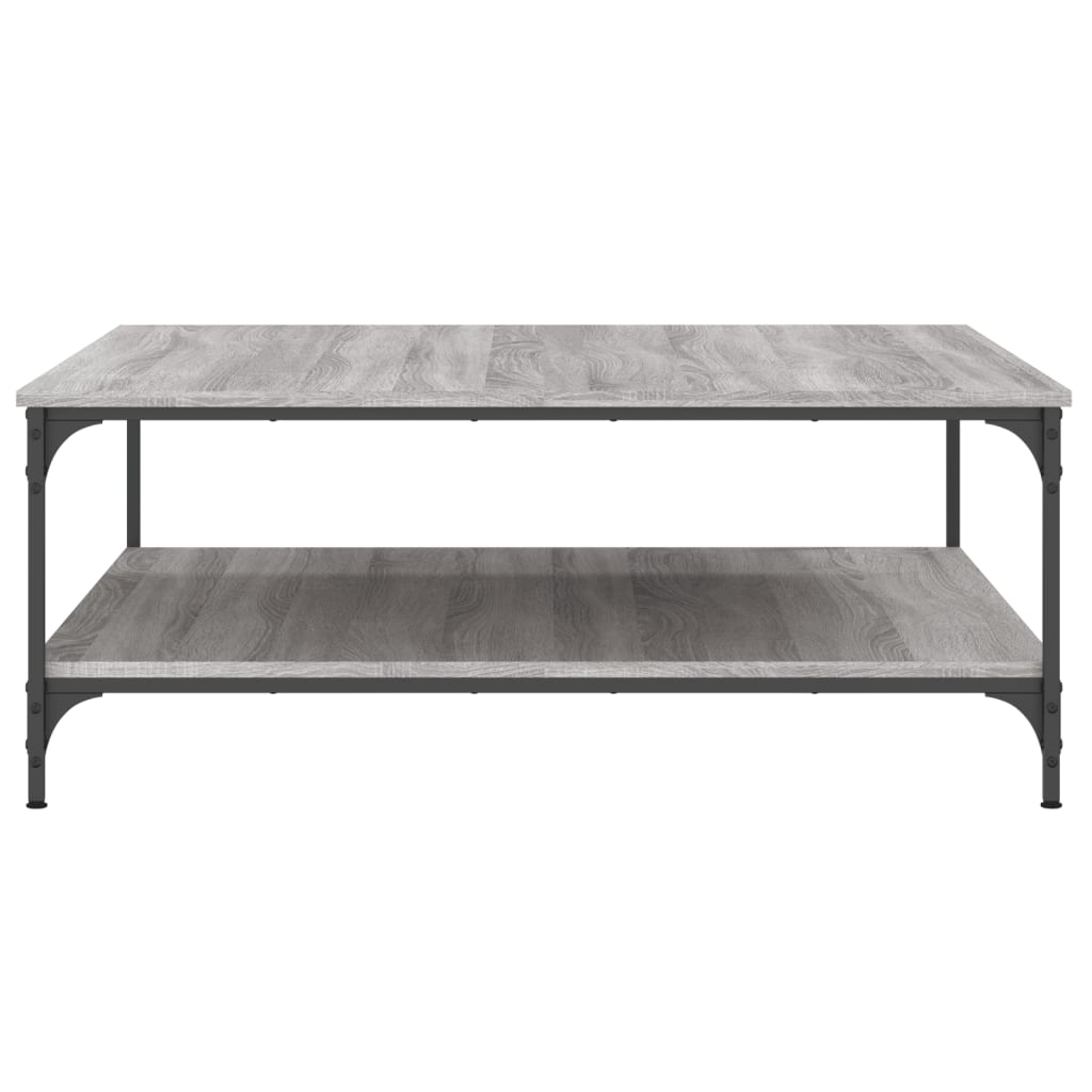 Coffee Table Grey Sonoma 100x100x40 cm Engineered Wood