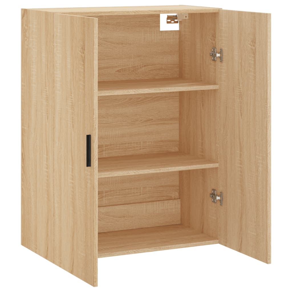 Wall Mounted Cabinet Sonoma Oak 69.5x34x90 cm