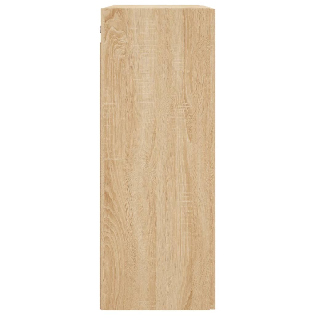 Wall Mounted Cabinet Sonoma Oak 69.5x34x90 cm