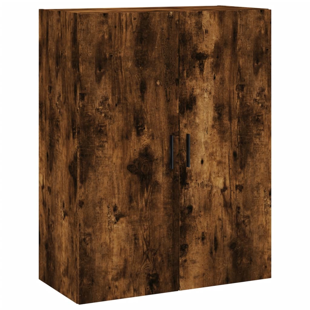 Wall Mounted Cabinet Smoked Oak 69.5x34x90 cm