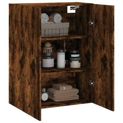 Wall Mounted Cabinet Smoked Oak 69.5x34x90 cm