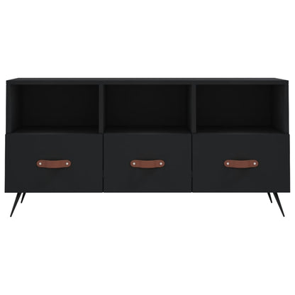 TV Cabinet Black 102x36x50 cm Engineered Wood