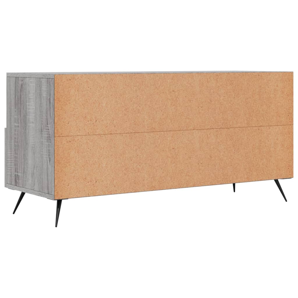 TV Cabinet Grey Sonoma 102x36x50 cm Engineered Wood