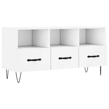 TV Cabinet White 102x36x50 cm Engineered Wood