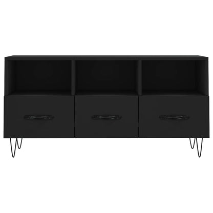 TV Cabinet Black 102x36x50 cm Engineered Wood