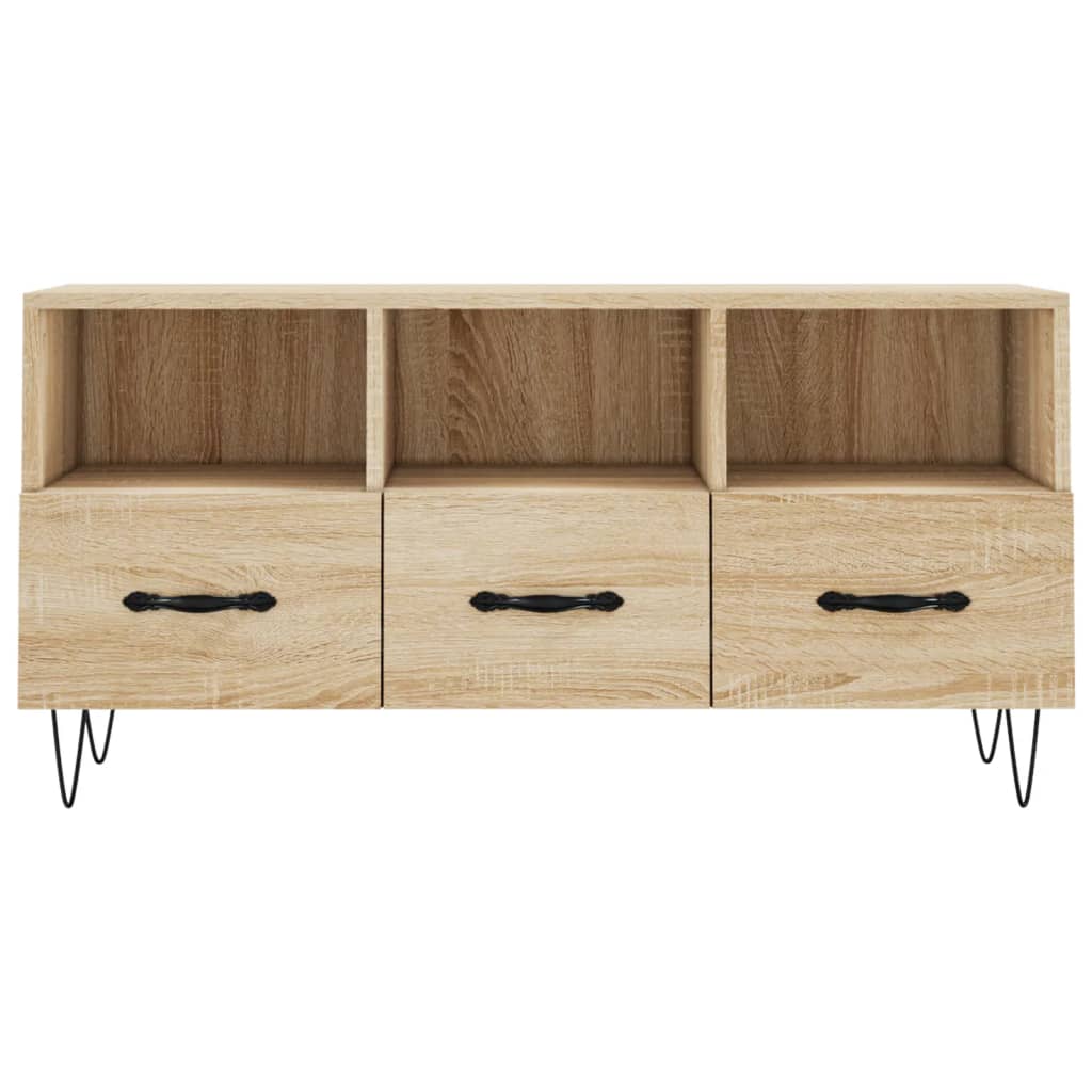 TV Cabinet Sonoma Oak 102x36x50 cm Engineered Wood